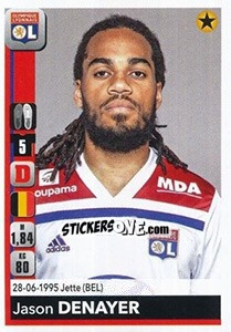 Sticker Jason Denayer - FOOT 2018-2019 n. 178 - Panini