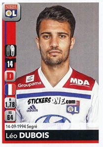 Sticker Léo Dubois - FOOT 2018-2019 n. 179 - Panini
