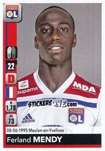 Sticker Ferland Mendy - FOOT 2018-2019 n. 182 - Panini
