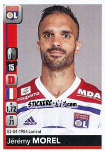 Figurina Jérémy Morel - FOOT 2018-2019 - Panini