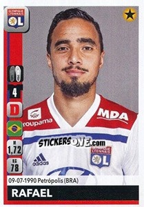 Sticker Rafael da Silva - FOOT 2018-2019 n. 184 - Panini