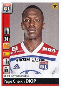 Figurina Pape Cheikh Diop - FOOT 2018-2019 n. 187 - Panini