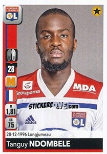 Sticker Tanguy Ndombele - FOOT 2018-2019 n. 189 - Panini