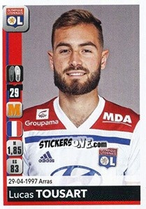Sticker Lucas Tousart - FOOT 2018-2019 n. 190 - Panini
