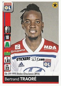 Sticker Bertrand Traoré - FOOT 2018-2019 n. 196 - Panini