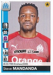 Sticker Steve Mandanda - FOOT 2018-2019 n. 202 - Panini