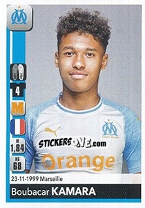 Sticker Boubacar Kamara - FOOT 2018-2019 n. 210 - Panini