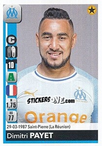 Sticker Dimitri Payet - FOOT 2018-2019 n. 220 - Panini