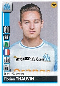 Sticker Florian Thauvin - FOOT 2018-2019 n. 221 - Panini