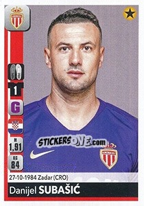 Cromo Danijel Subašic - FOOT 2018-2019 - Panini