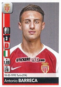 Sticker Antonio Barreca - FOOT 2018-2019 n. 229 - Panini