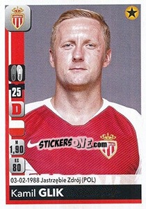 Sticker Kamil Glik - FOOT 2018-2019 n. 230 - Panini
