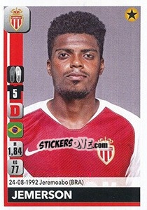 Sticker Jemerson - FOOT 2018-2019 n. 232 - Panini