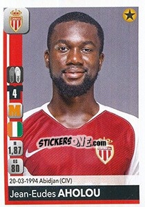 Cromo Jean-Eudes Aholou - FOOT 2018-2019 - Panini