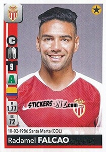 Sticker Radamel Falcao - FOOT 2018-2019 n. 241 - Panini