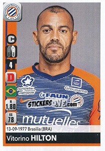 Sticker Vitorino Hilton - FOOT 2018-2019 n. 256 - Panini