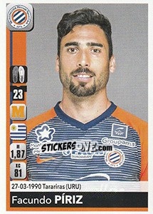 Sticker Facundo Píriz - FOOT 2018-2019 - Panini