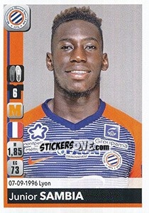 Sticker Junior Sambia - FOOT 2018-2019 n. 264 - Panini