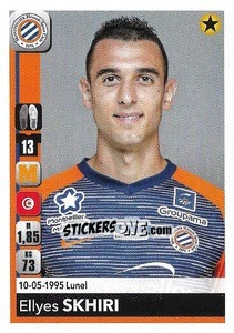 Sticker Ellyes Skhiri - FOOT 2018-2019 n. 266 - Panini