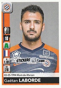 Figurina Gaëtan Laborde - FOOT 2018-2019 - Panini