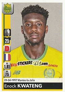Sticker Enock Kwateng - FOOT 2018-2019 n. 280 - Panini