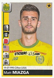 Sticker Matt Miazga - FOOT 2018-2019 n. 283 - Panini