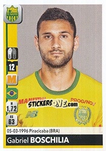 Sticker Gabriel Boschilia - FOOT 2018-2019 - Panini