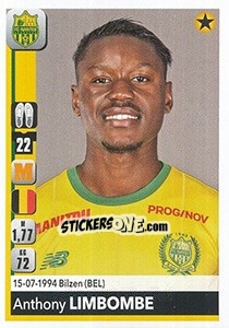 Sticker Anthony Limbombe - FOOT 2018-2019 - Panini