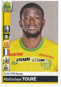 Sticker Abdoulaye Touré - FOOT 2018-2019 - Panini