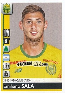 Sticker Emiliano Sala - FOOT 2018-2019 n. 295 - Panini