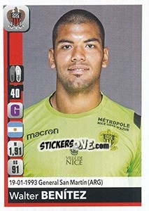 Sticker Walter Benítez - FOOT 2018-2019 n. 302 - Panini