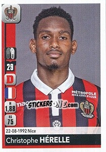Sticker Christophe Hérelle - FOOT 2018-2019 n. 307 - Panini