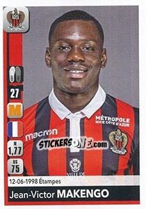 Sticker Jean-Victor Makengo - FOOT 2018-2019 n. 313 - Panini