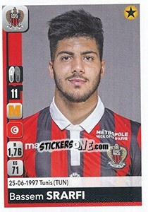 Figurina Bassem Srarfi - FOOT 2018-2019 n. 314 - Panini