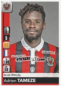 Sticker Adrien Tameze - FOOT 2018-2019 - Panini