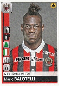 Sticker Mario Balotelli - FOOT 2018-2019 n. 316 - Panini