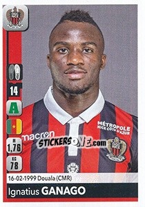 Sticker Ignatius Ganago - FOOT 2018-2019 n. 317 - Panini