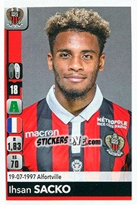 Sticker Ihsan Sacko - FOOT 2018-2019 n. 320 - Panini