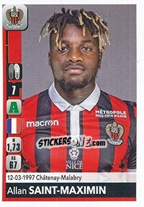 Sticker Allan Saint-Maximin - FOOT 2018-2019 - Panini