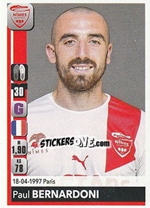 Figurina Paul Bernardoni - FOOT 2018-2019 n. 327 - Panini