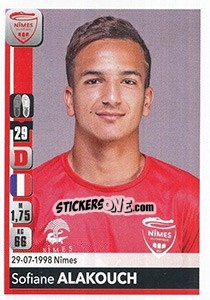Figurina Sofiane Alakouch - FOOT 2018-2019 n. 328 - Panini