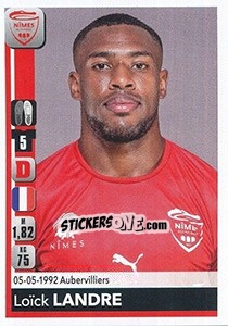 Cromo Loïck Landre - FOOT 2018-2019 - Panini