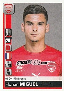 Sticker Florian Miguel - FOOT 2018-2019 n. 332 - Panini