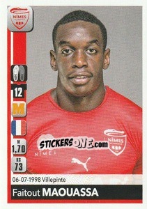 Sticker Faitout Maouassa - FOOT 2018-2019 - Panini