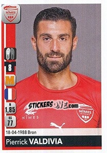 Sticker Pierrick Valdivia - FOOT 2018-2019 n. 338 - Panini