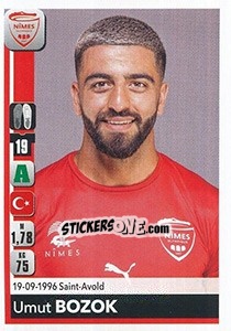 Figurina Umut Bozok - FOOT 2018-2019 - Panini