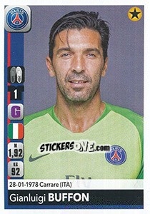 Sticker Gianluigi Buffon - FOOT 2018-2019 n. 353 - Panini