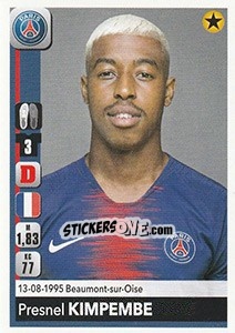 Sticker Presnel Kimpembe - FOOT 2018-2019 n. 357 - Panini
