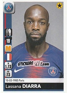 Sticker Lassana Diarra - FOOT 2018-2019 n. 362 - Panini