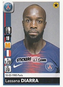 Sticker Lassana Diarra - FOOT 2018-2019 - Panini